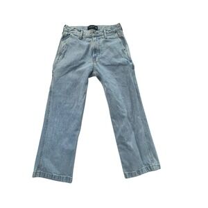 Abercrombie & Fitch Men's Authentic Rigid Denim Baggy CarpenterJeans, Size 28x28